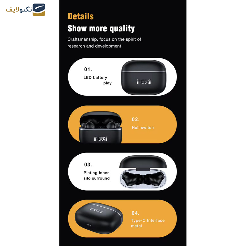 هدفون بلوتوثی بنیوس مدل M16 Hybird - 